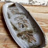 60s ceramic potter oval dish