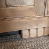 Large Parisian wardrobe in solid wood (renovated)