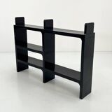 Modular black shelf by Olaf Von Bohr for Kartell, 1970