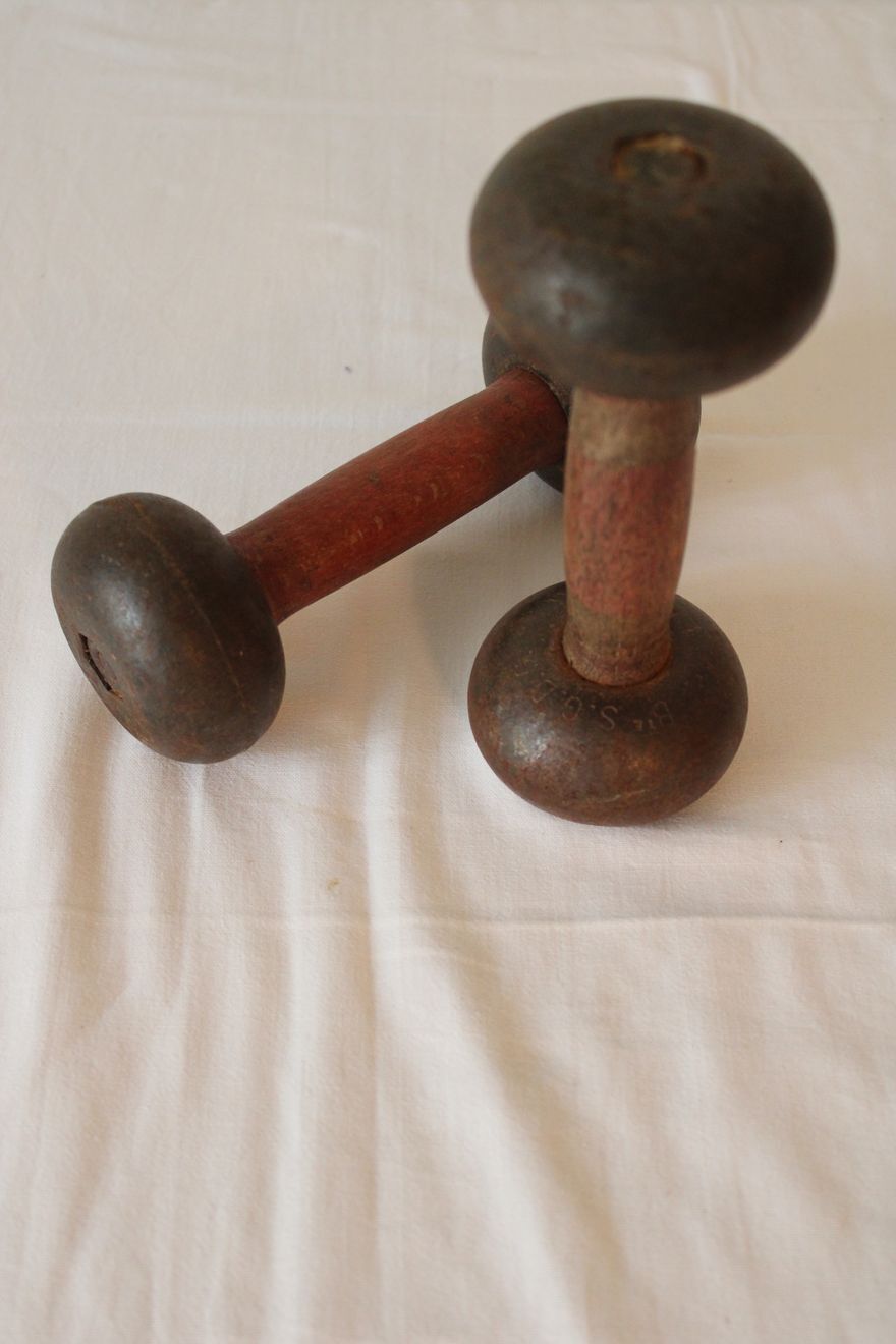 Ancienne paire d'altères