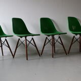 Set 4 chairs by Charles and Ray Eames for Herman Miller
