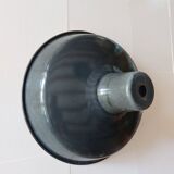 lampshade in enamelled sheet metal, anthracite grey