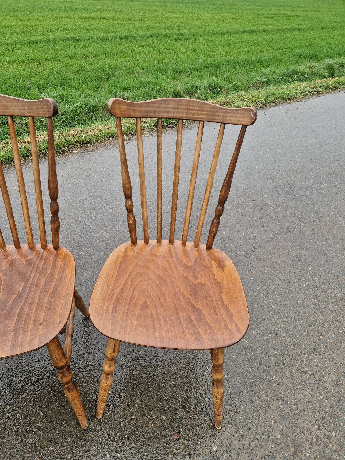 Set of 5 Baumann bistro chairs model Tacoma.