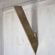 Vintage J.T. Kalmar wall sconces, brass wall lights, modernist.