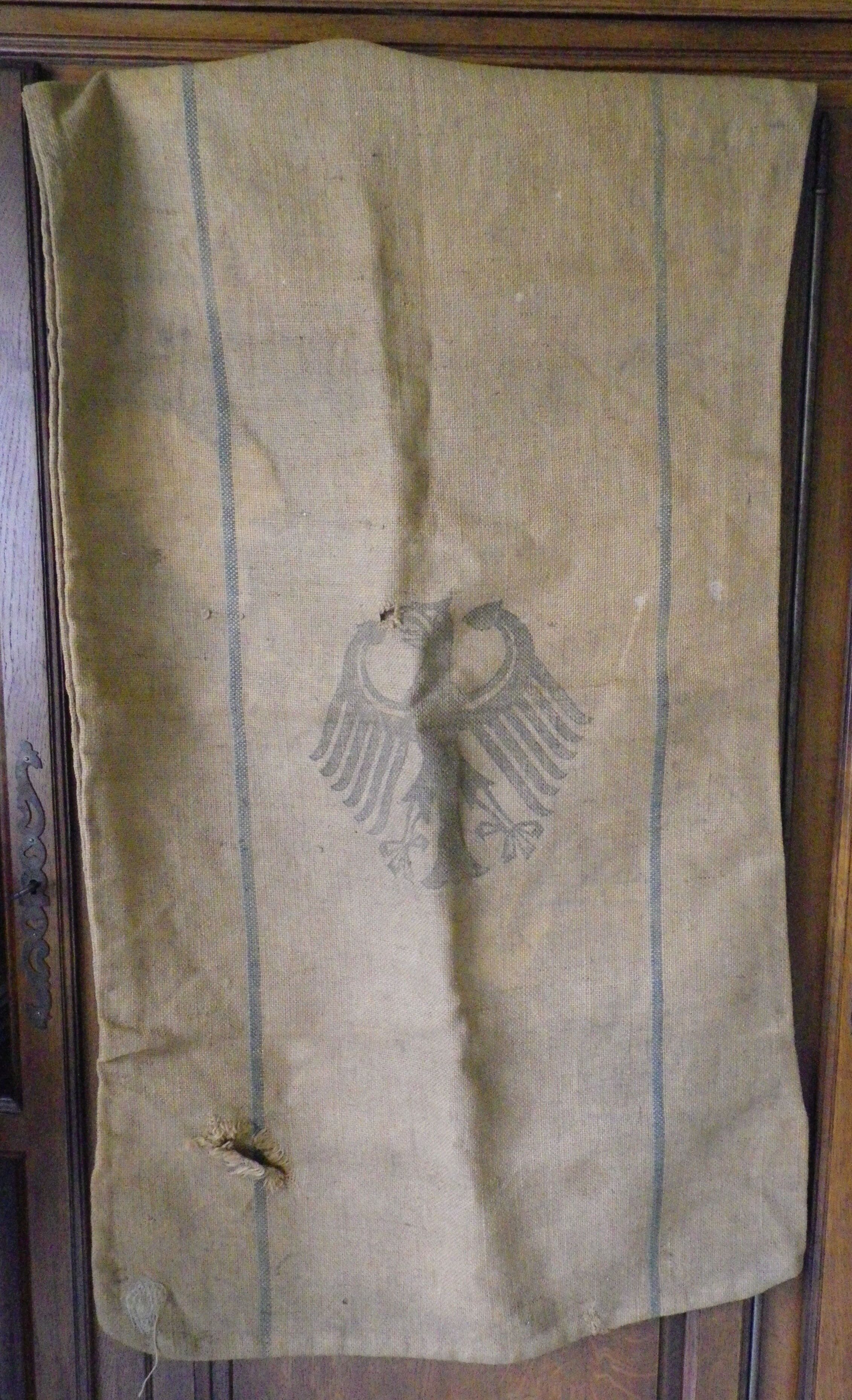 Refueling bag - H.Vpfl. 1935 with national eagle on the back - Collectible - Germany