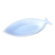 Plat / Ravier de service  Céramique blanche Forme poisson