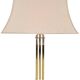 Brass Table Lamp from Deknudt, Belgium, 1978