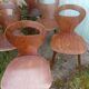 Lot de 6 chaises bistrot Baumann modèle "Fourmi"
