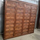 Antique Drop-Front Filing Cabinet | Oak Clerk’s Cabinet | Historic Storage
