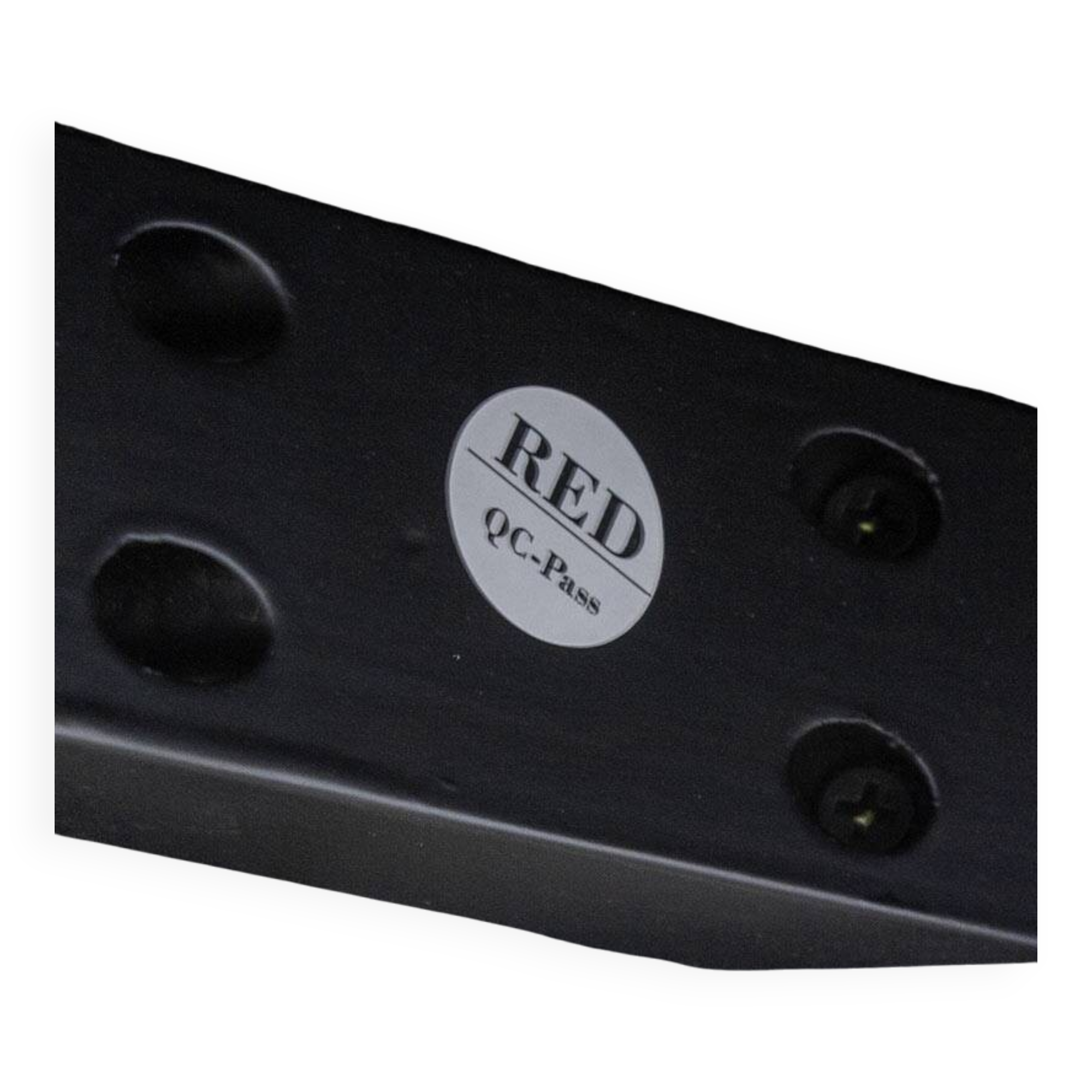 High stool Red Edition in rattan and fabric