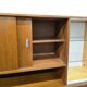 vintage XL wooden armoire / midboard / wall unit