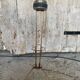 Vintage Golden Metal Stand Ashtray + Magazine Holder France