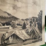 Old watercolor M.chaillet 1932