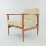 M ivory velvet armchair