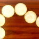 Vintage mother-of-pearl coasters, 1970s