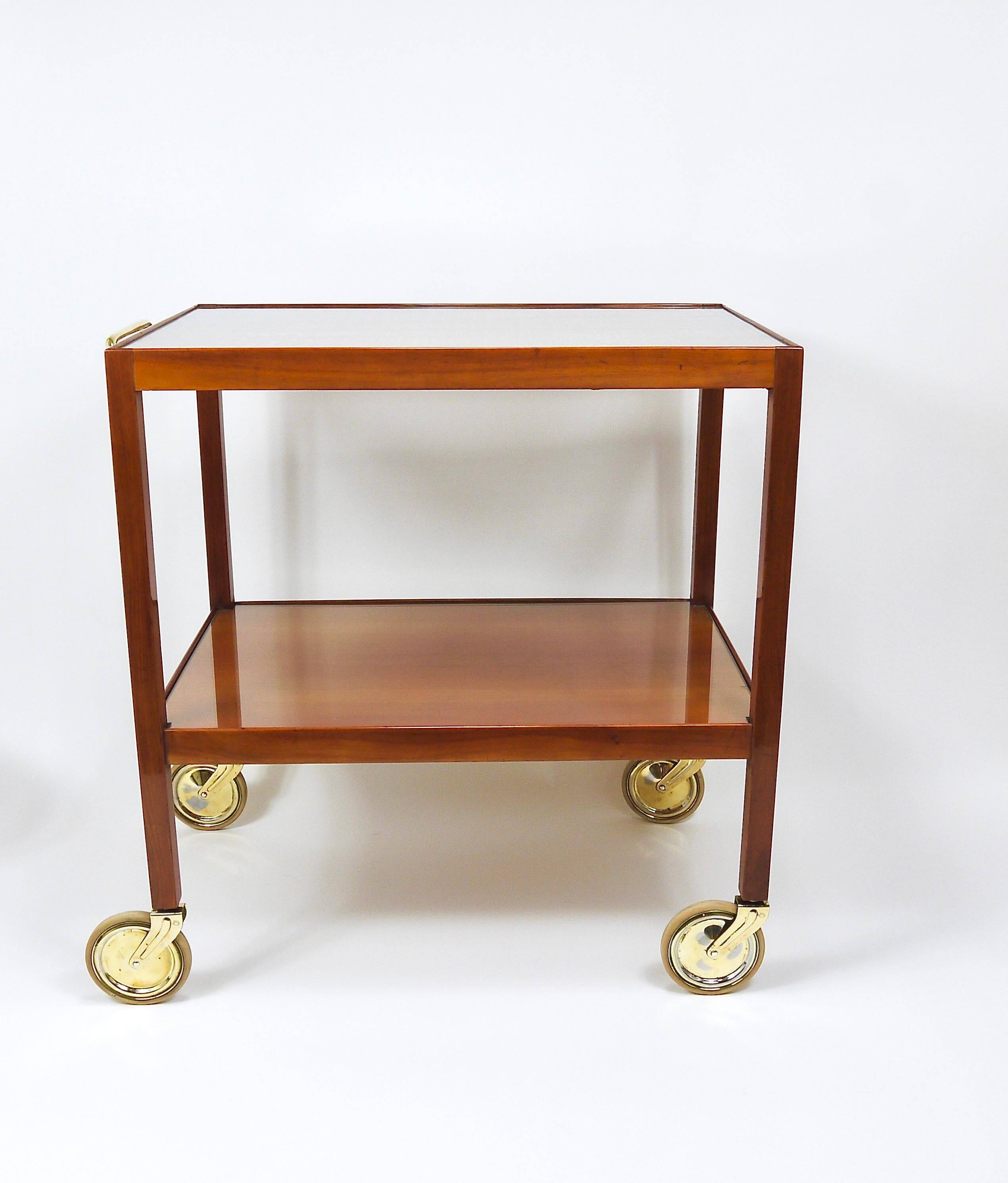 Julius Jirasek Werkstätte Hagenauer Bar Cart, Vienna, 1930s