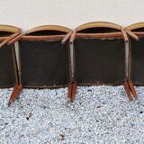 Set of six dining room chairs style scandinavian 1970