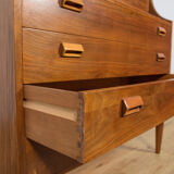 Mid-Century Danish Walnut Secretary by Borge Mogensen for Soborg Mobler, 1960s
