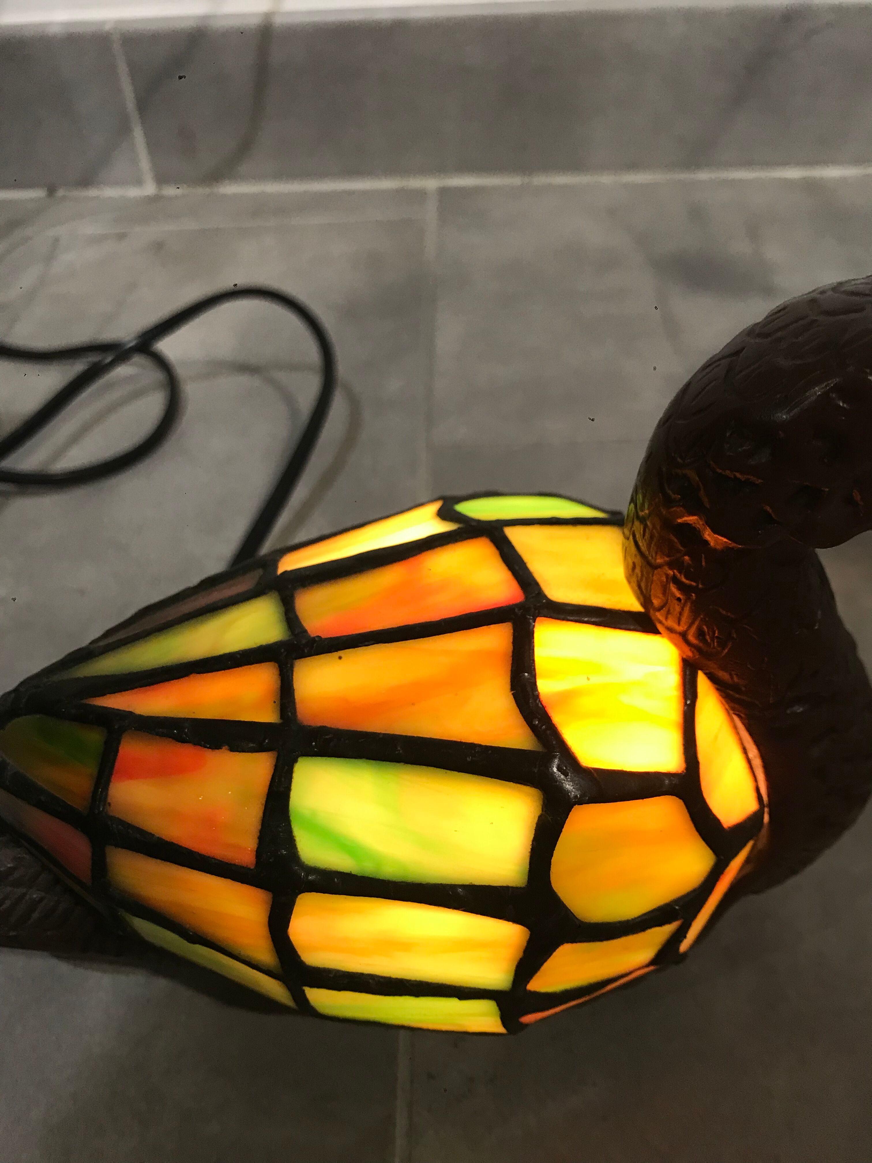 Tiffany duck lamp