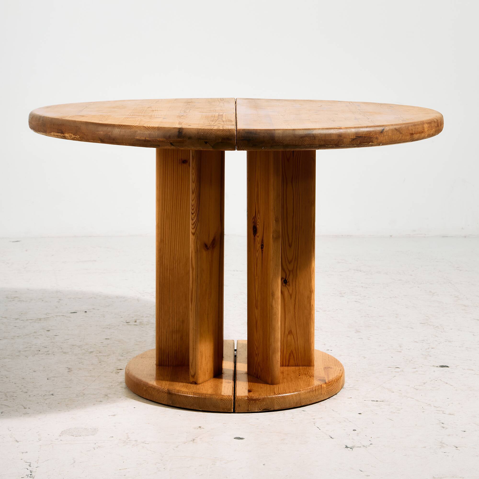 Pine dining set by Rainer Daumiller for Hirtshals Savvaerk, Set of 7