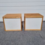 Pair of bedside tables in the 1980s
