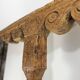 Ancient large carved cedar pillar column from Pakistan, India.