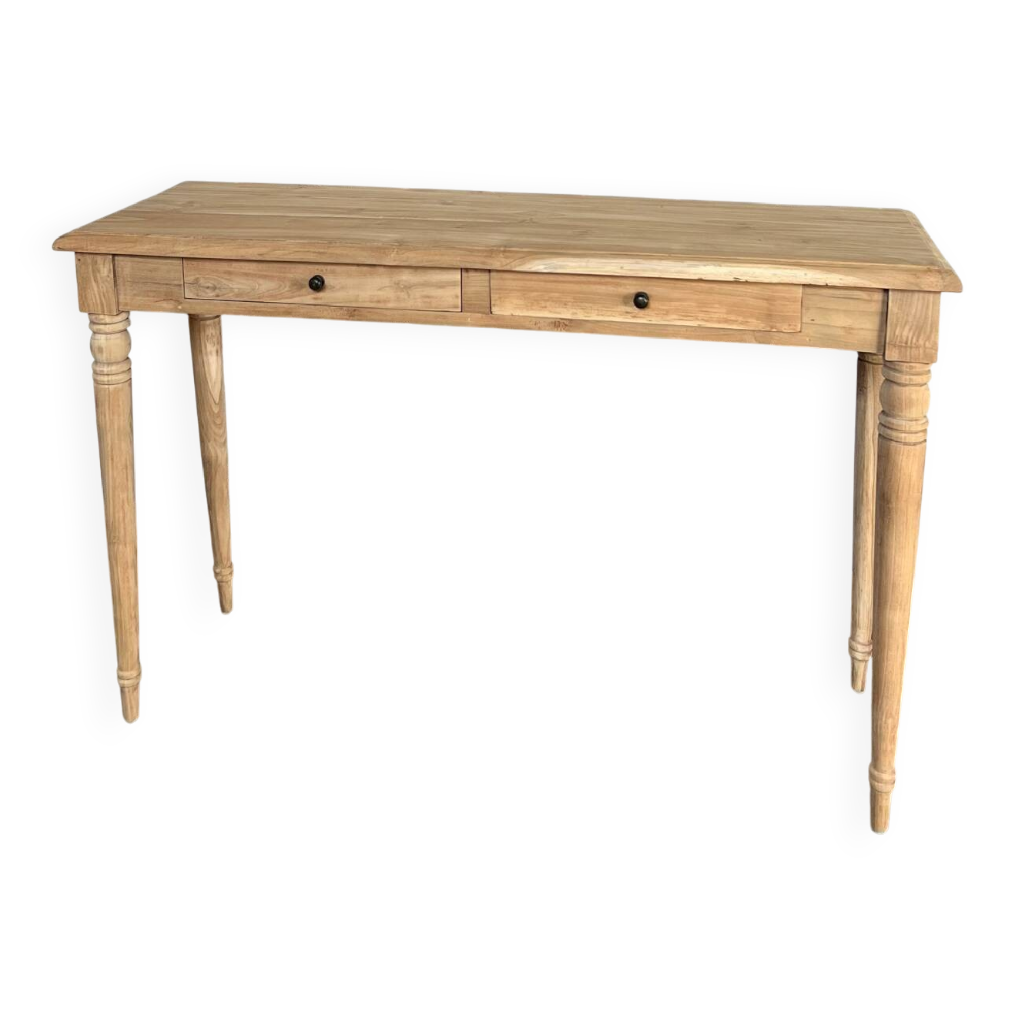 Raw wood console