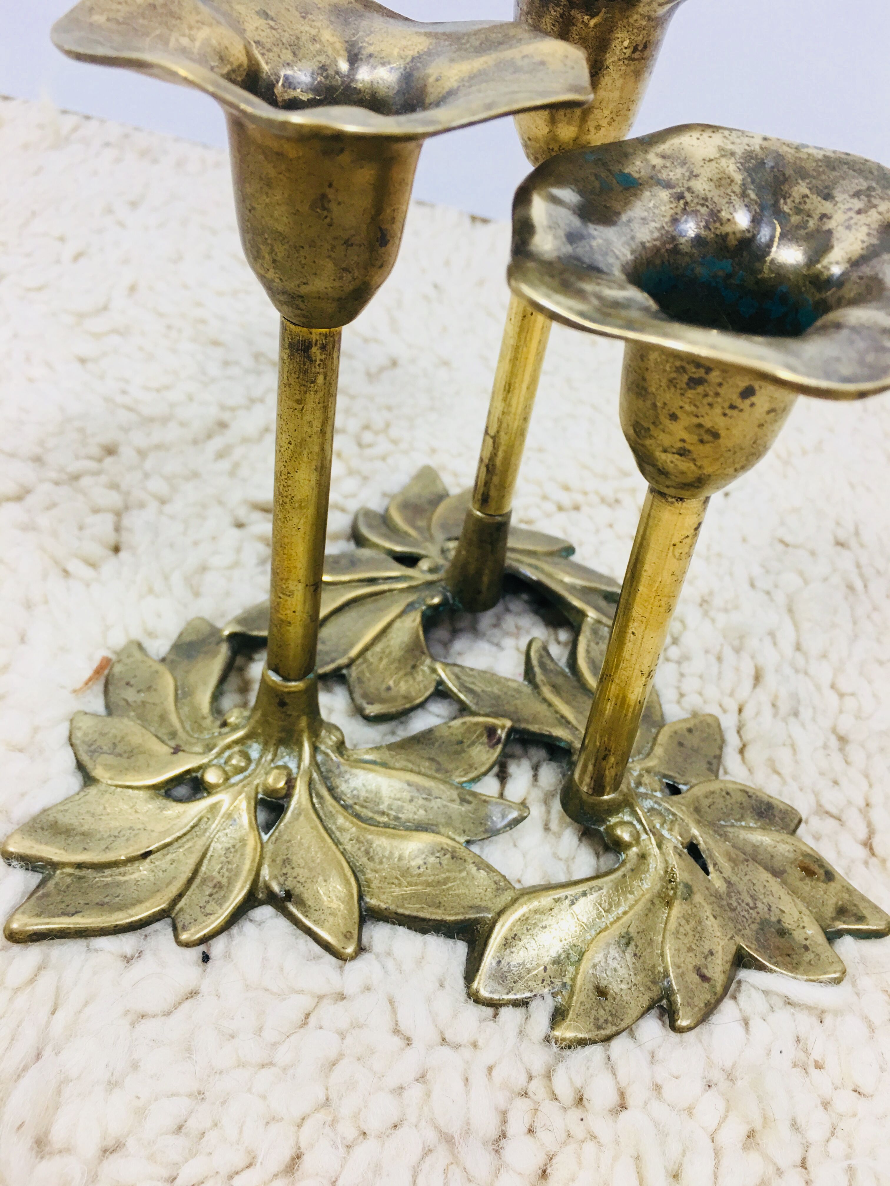 Brass candlestick