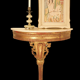Console murale style antique Italie bois doré
