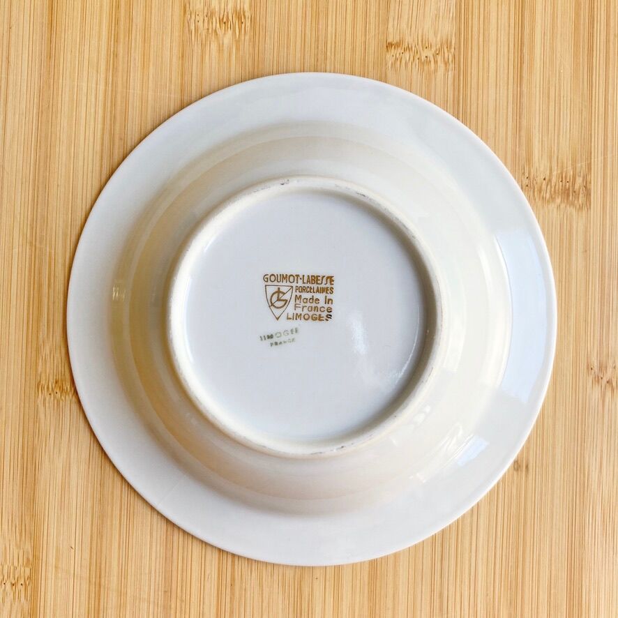 Baby plate Limoges Vintage