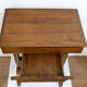 Travailleuse meuble d'appoint en bois, coffre & tiroir