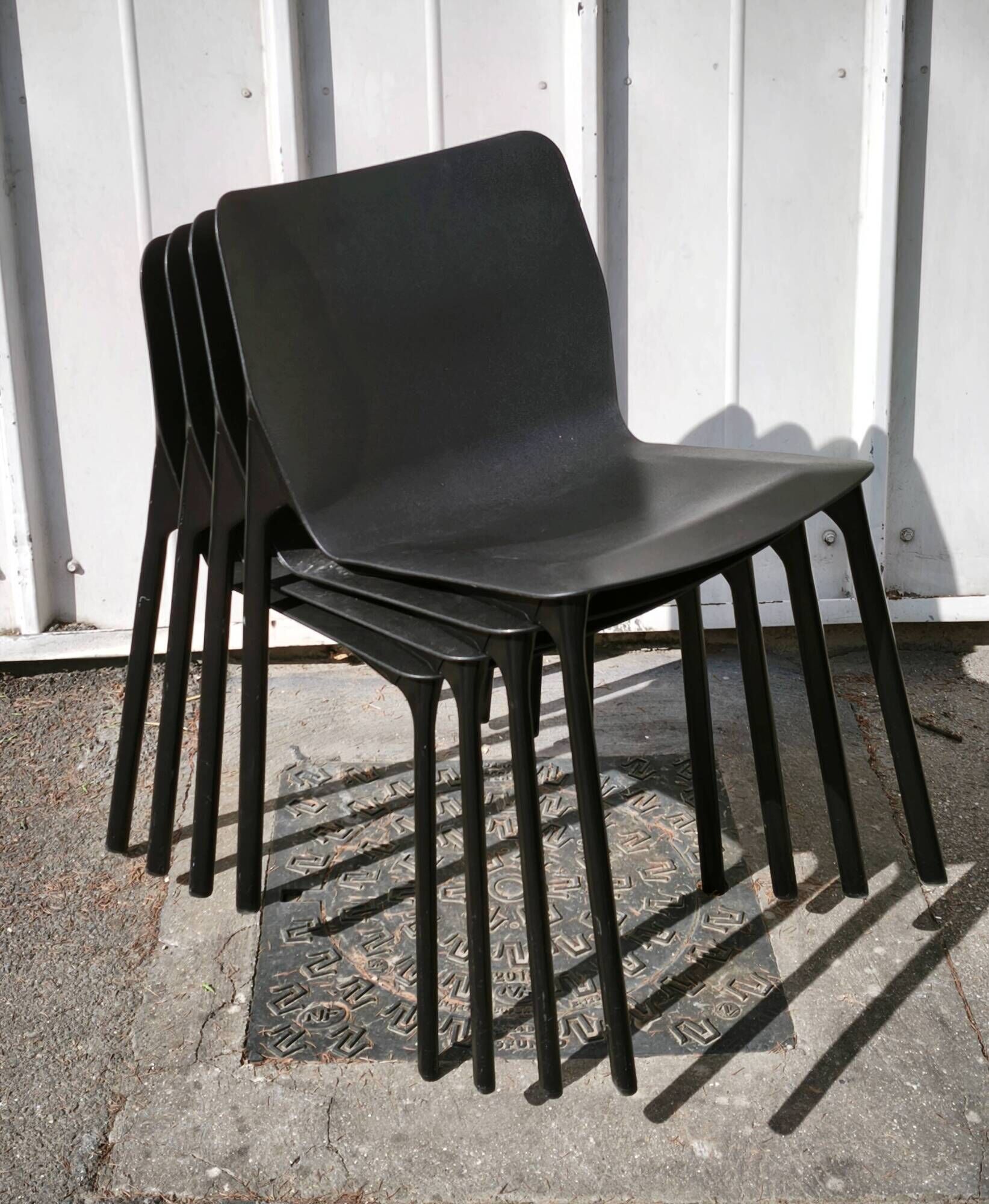 Set of 4 chairs Chassis, Wilkhahn