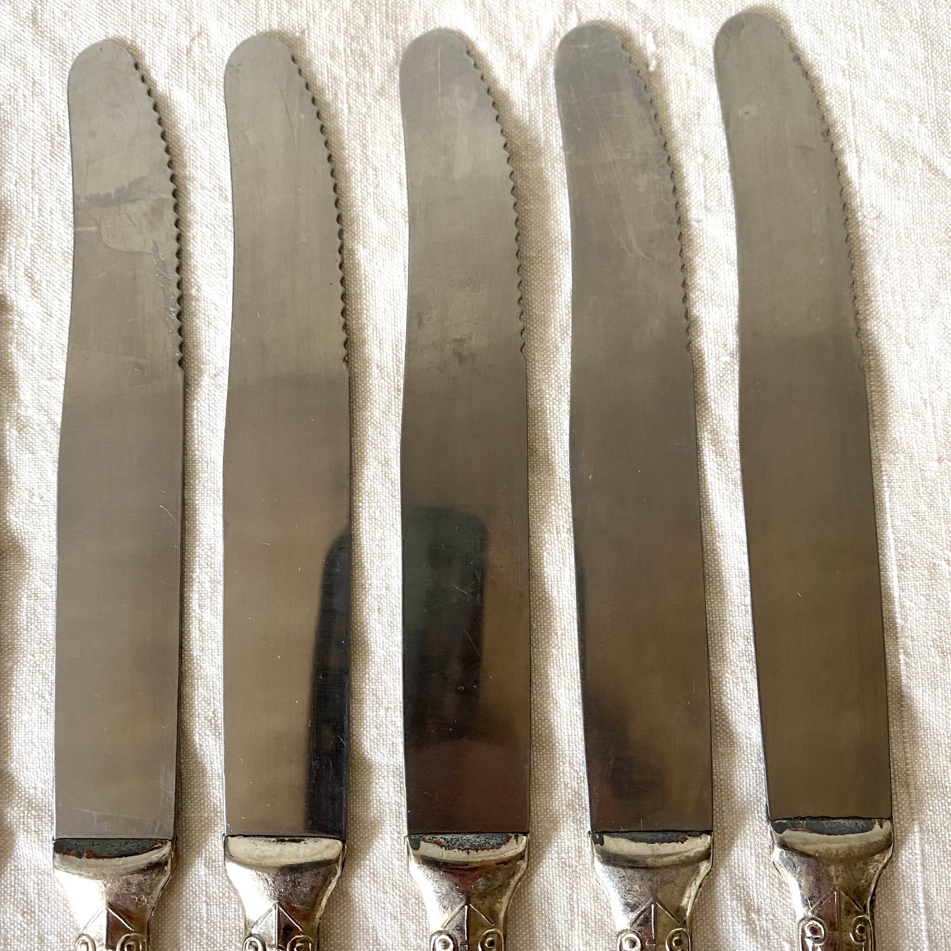 Old style stainless steel cutlery