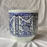 Old Royal Sphinx Maastricht flowerpot - Delft blue