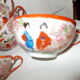 Maruku china tea service in very fine porcelain.