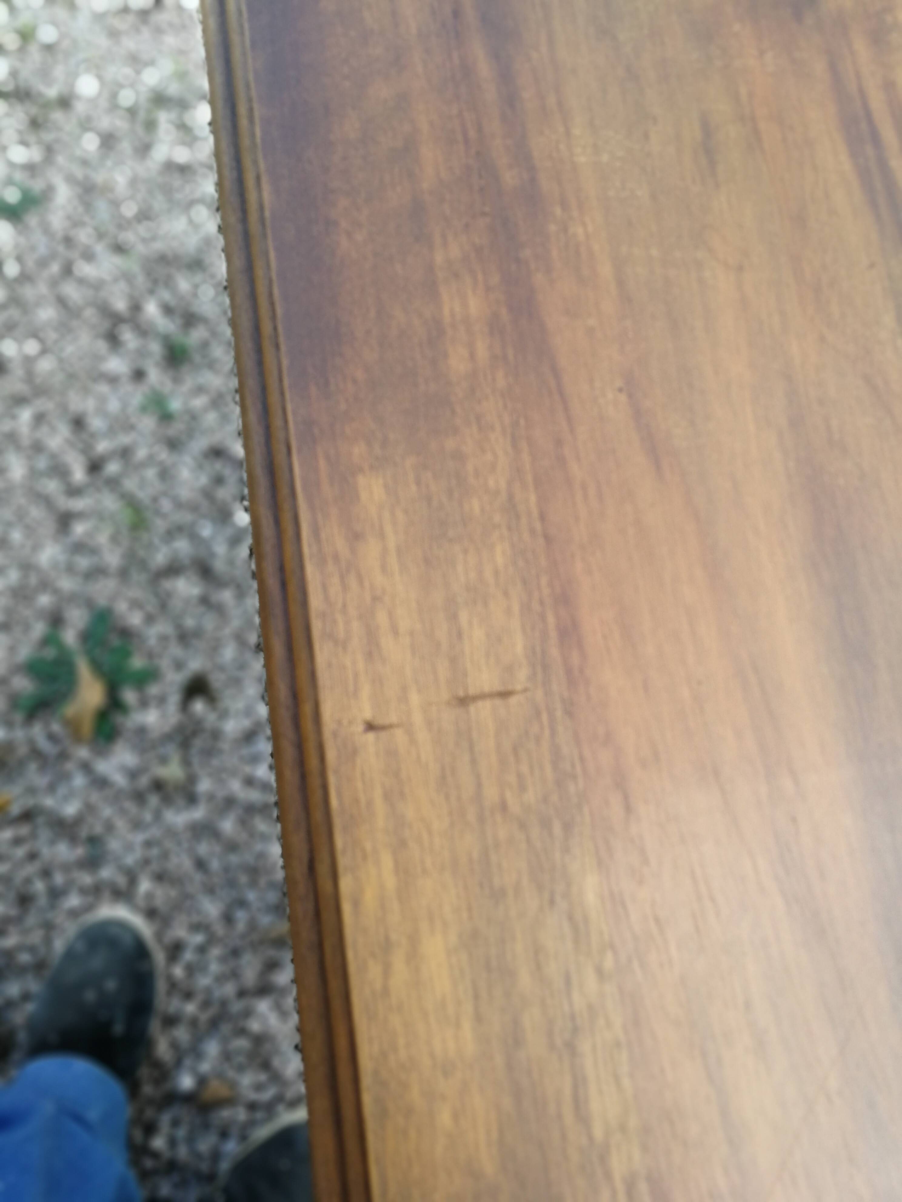 Table on walnut