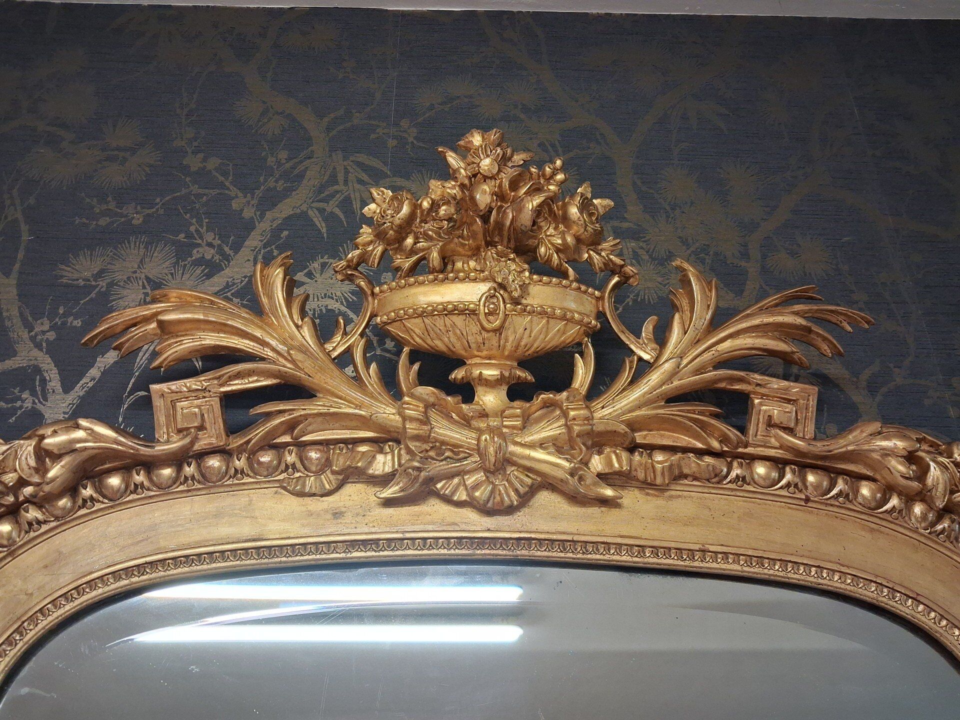 Miroir époque XIX 204 x 110