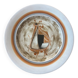 Pierre Saint-Paul plate with abstract decoration