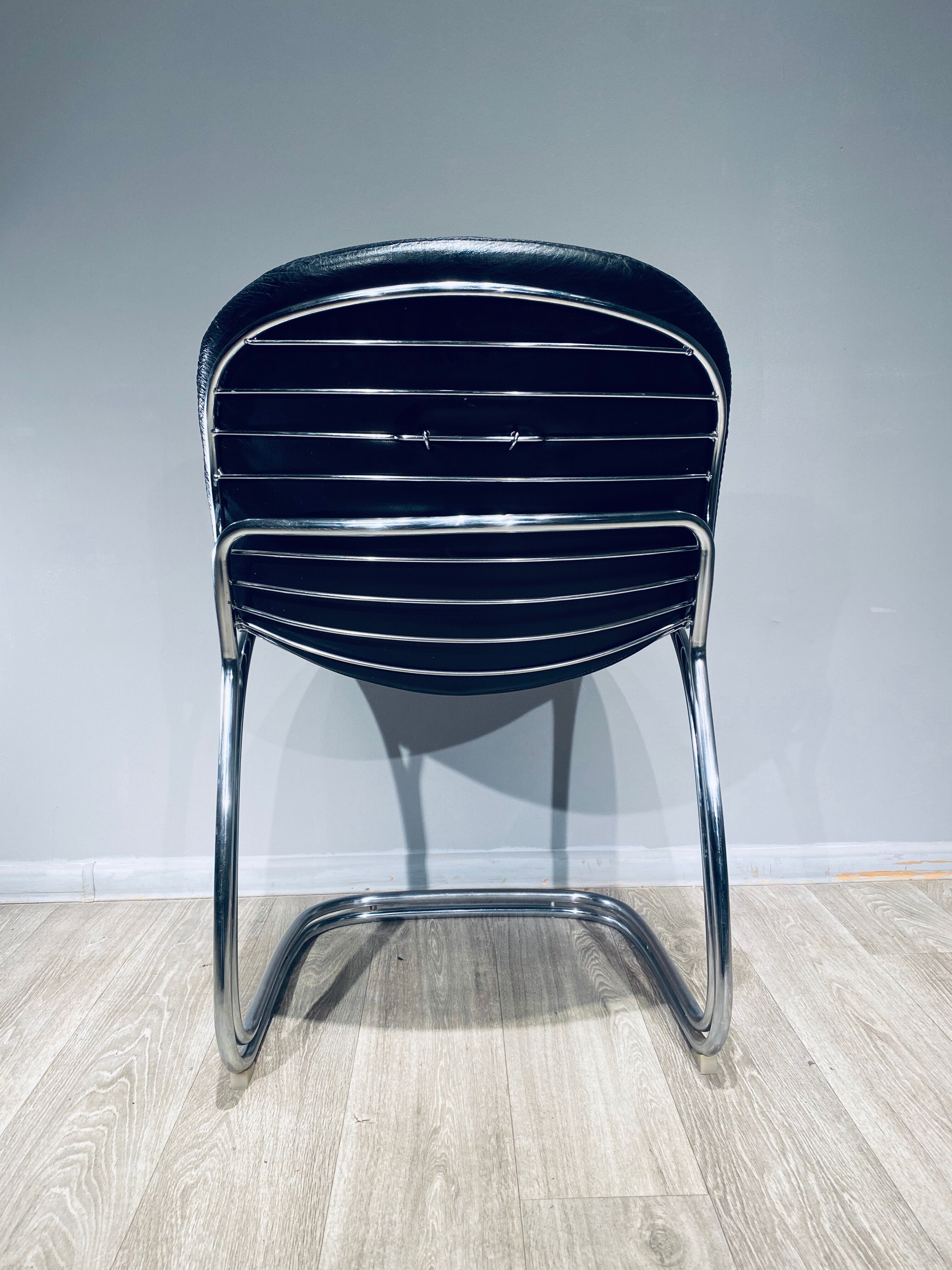 Chair Sabrina Chrome Curie Italy Vintage 1970'