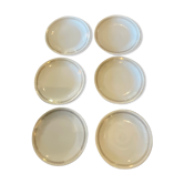 6 assiettes porcelaine Art Déco Ahrenfeldt limoges