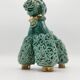 Lot of 2 royal poodles in 1960s spaghetti ceramic