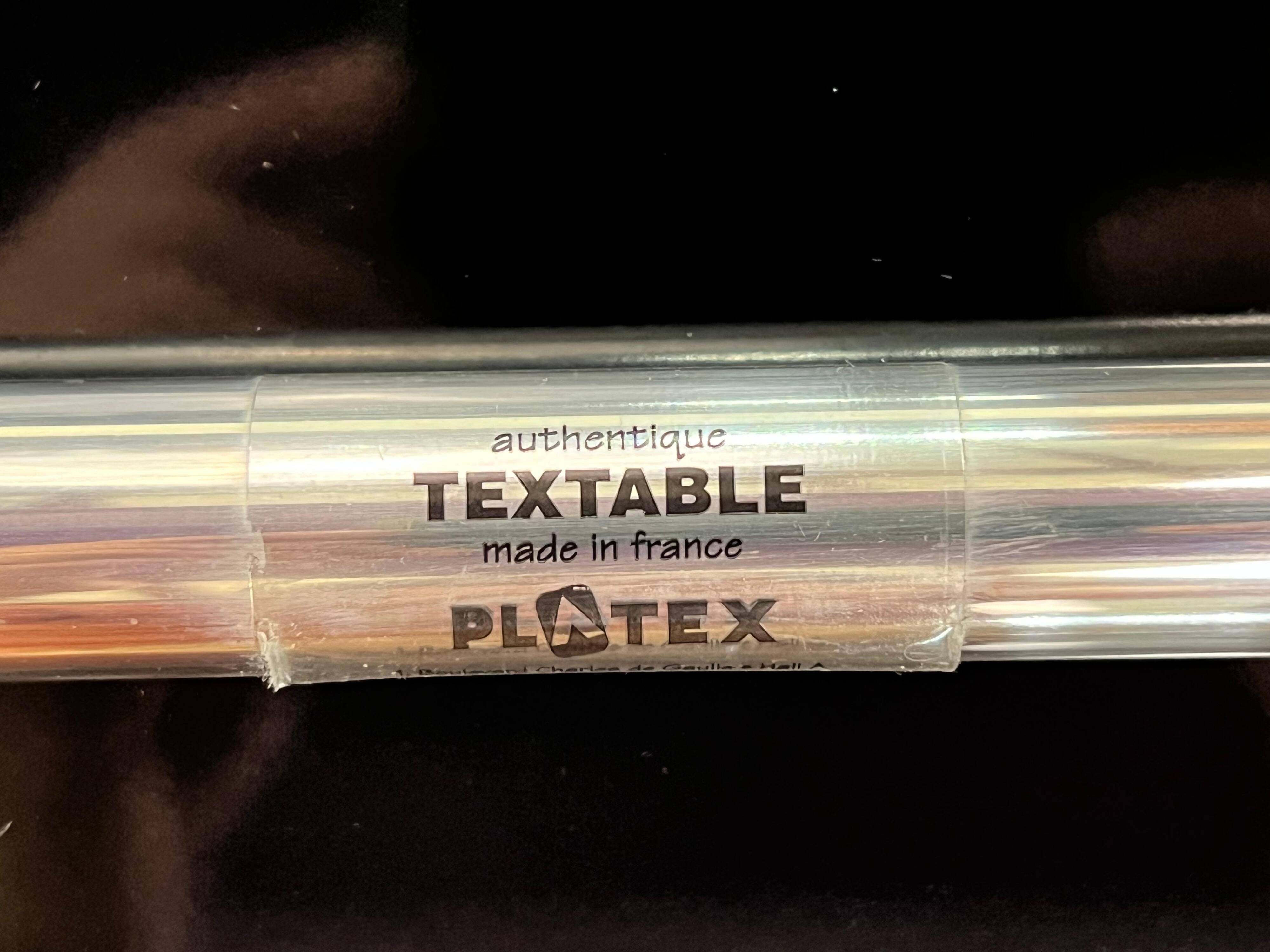 Rolling folding table bar laminate color violet - textable platex