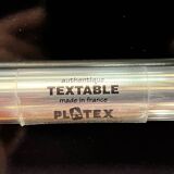 Desserte roulante table pliante bar stratifié couleur violine - textable platex