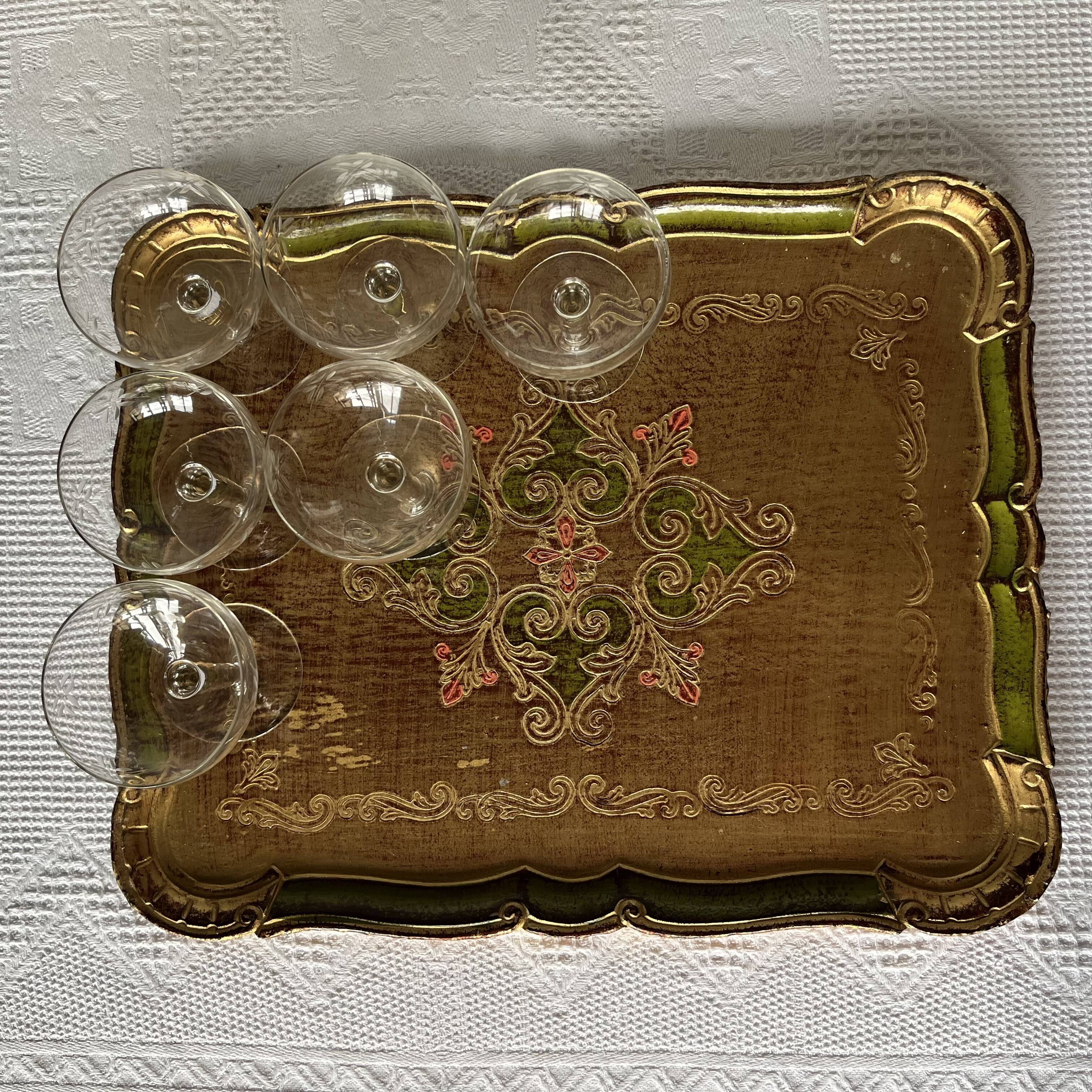 Italian wooden tray