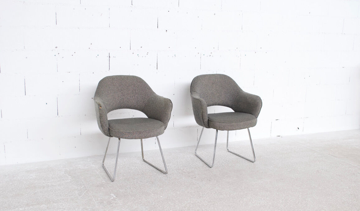 Pair of knoll armchairs Eero Saarinen 1960