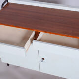Restored MidCentury Cabinet Set, Mahogany, Revived Polish, Central Europe, 1950s