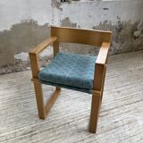 Set of 6 oak chairs with armrests Ate Van Apeldoorn