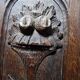 Pair of decorative wall panels in carved wood from the 19th century.