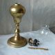 Copper oil lamp gardon pigeon lamp end 19 eme