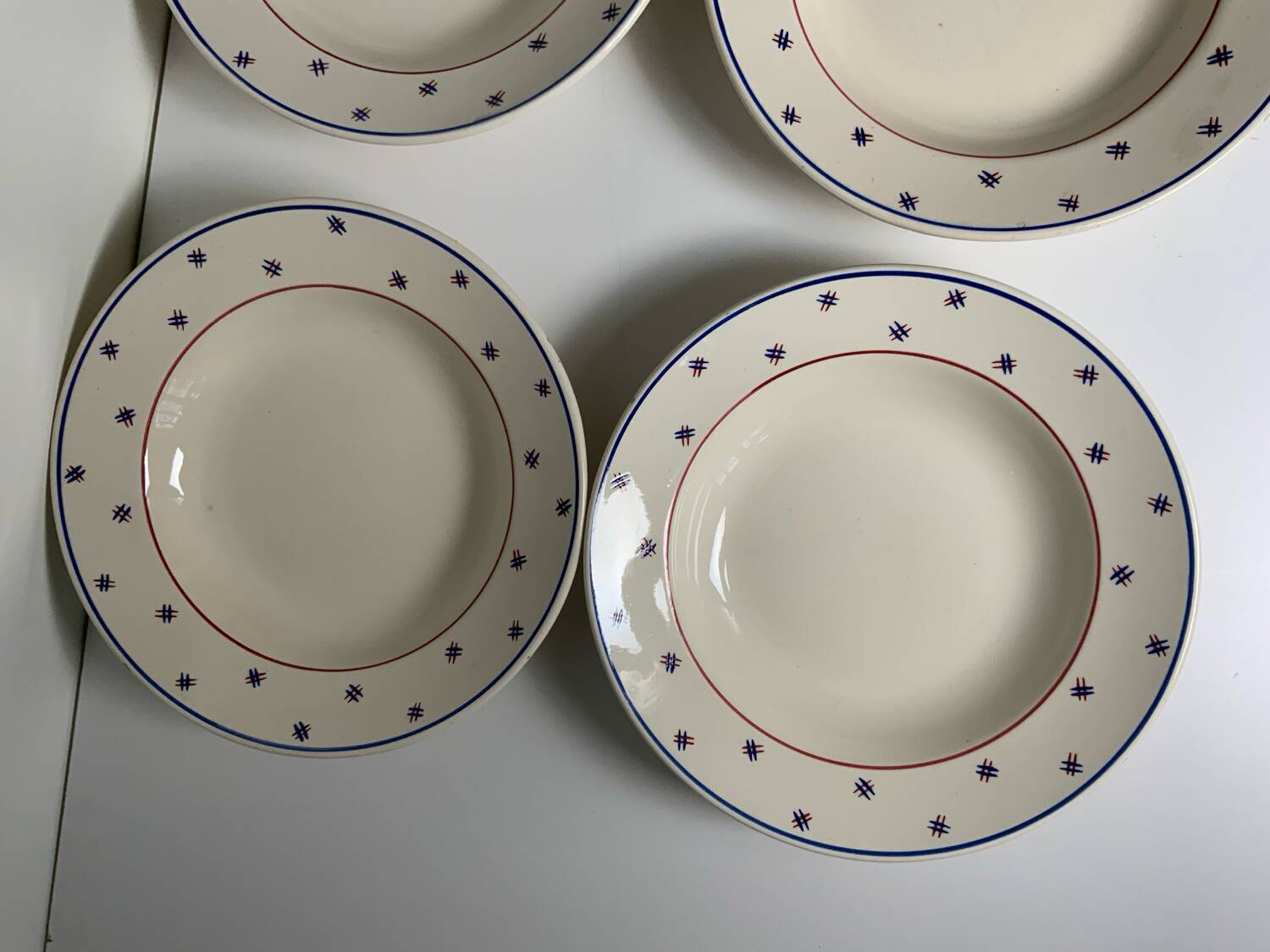 Iron earth soup plates